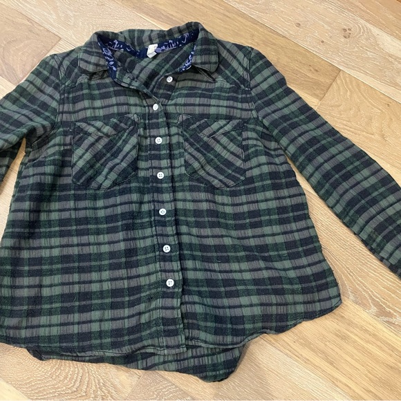 Free people xs plaid button down - Picture 4 of 4